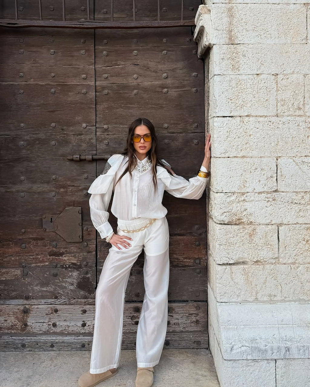 White Buffalo Pants
