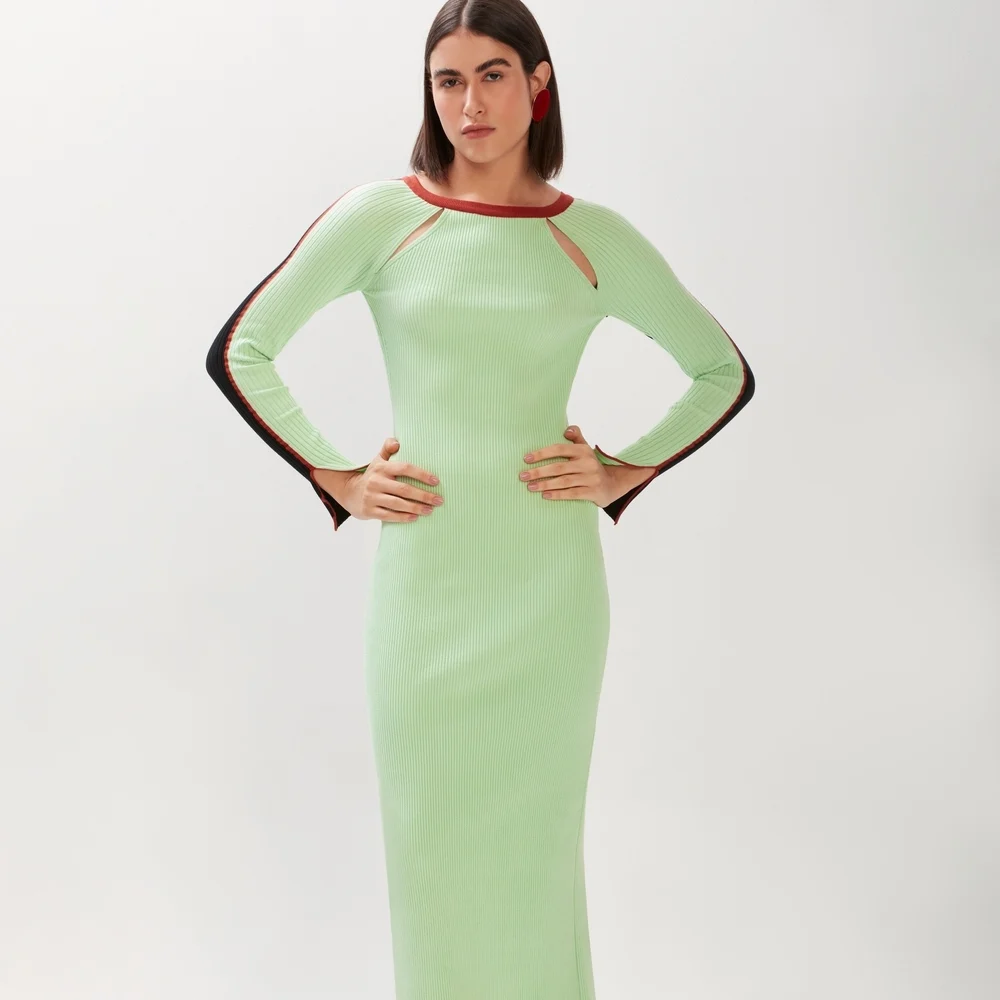 Green Mid Dress
