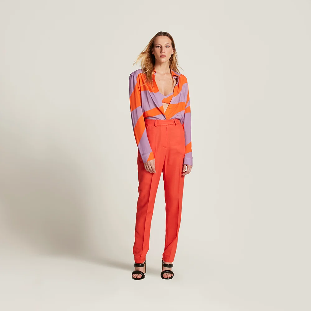 Shirt (Orange/Purple)