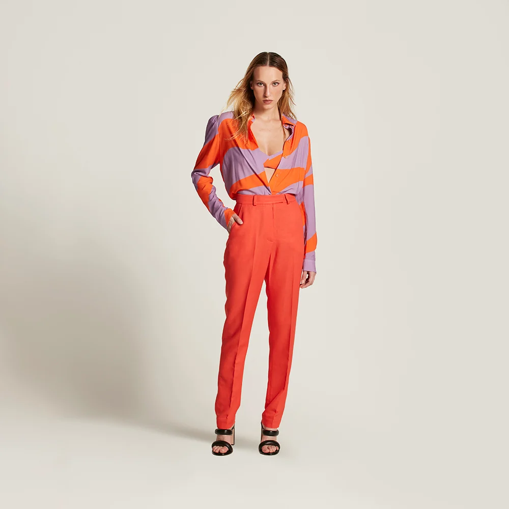 Shirt (Orange/Purple)