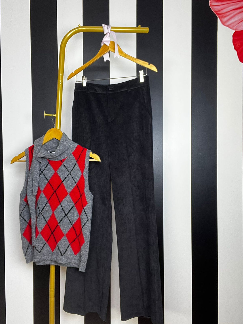 Corduroy Black Pants