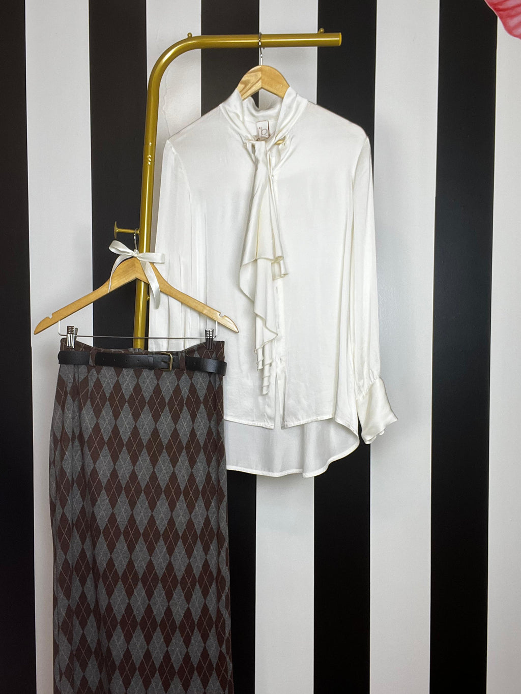 White Satin Shirt