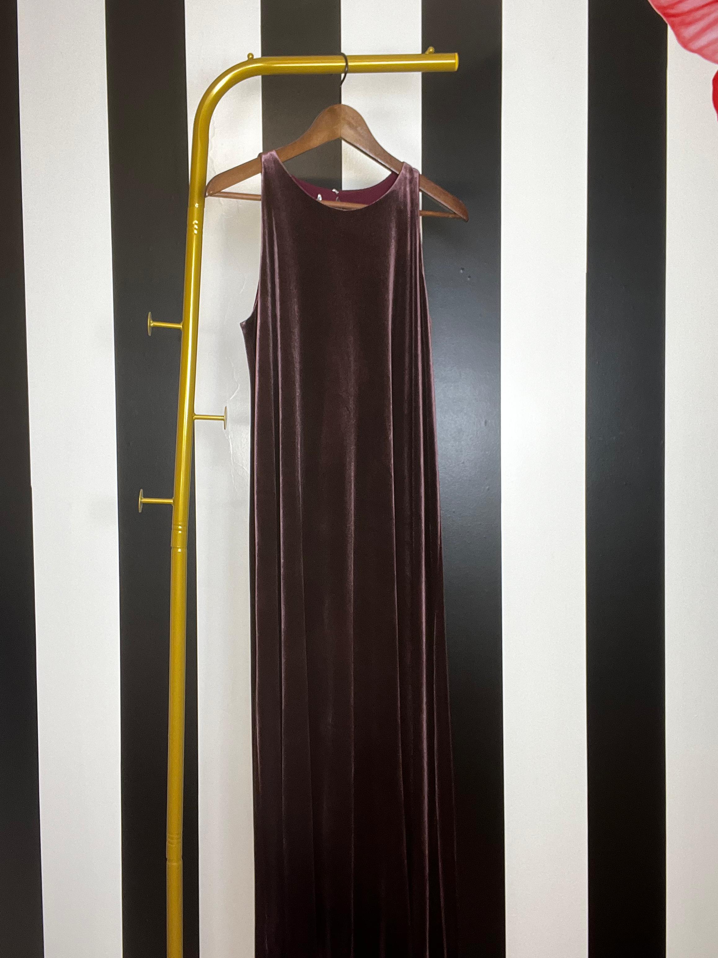 Velvet Burgundy Dress