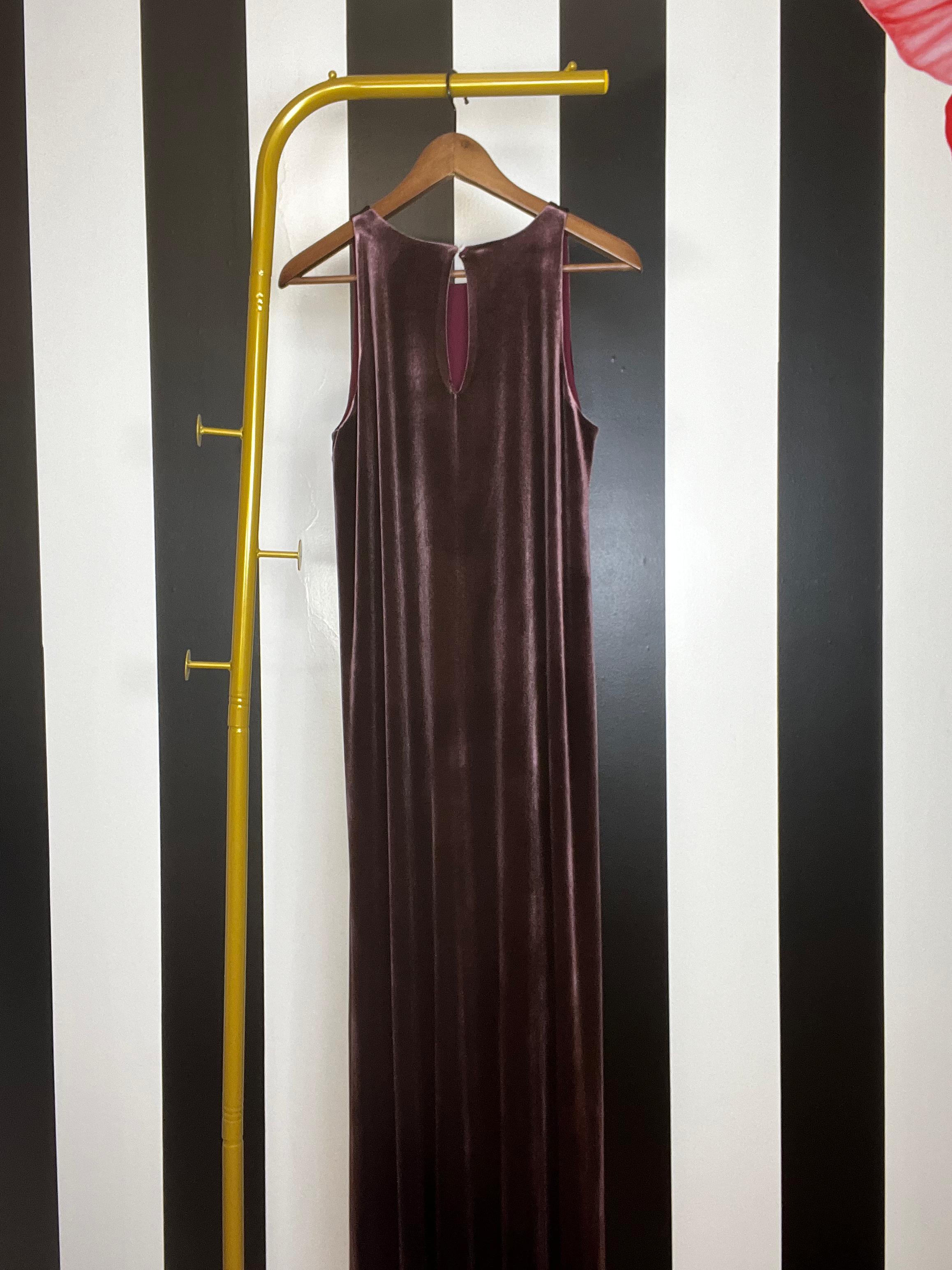 Velvet Burgundy Dress