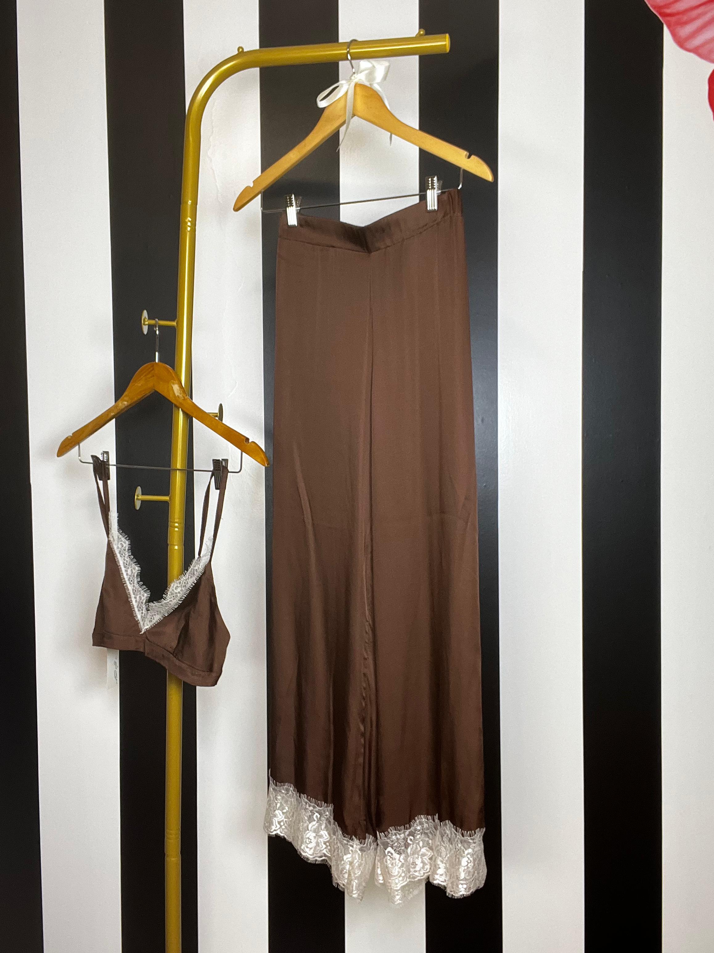 Bra & Pants Satin Set