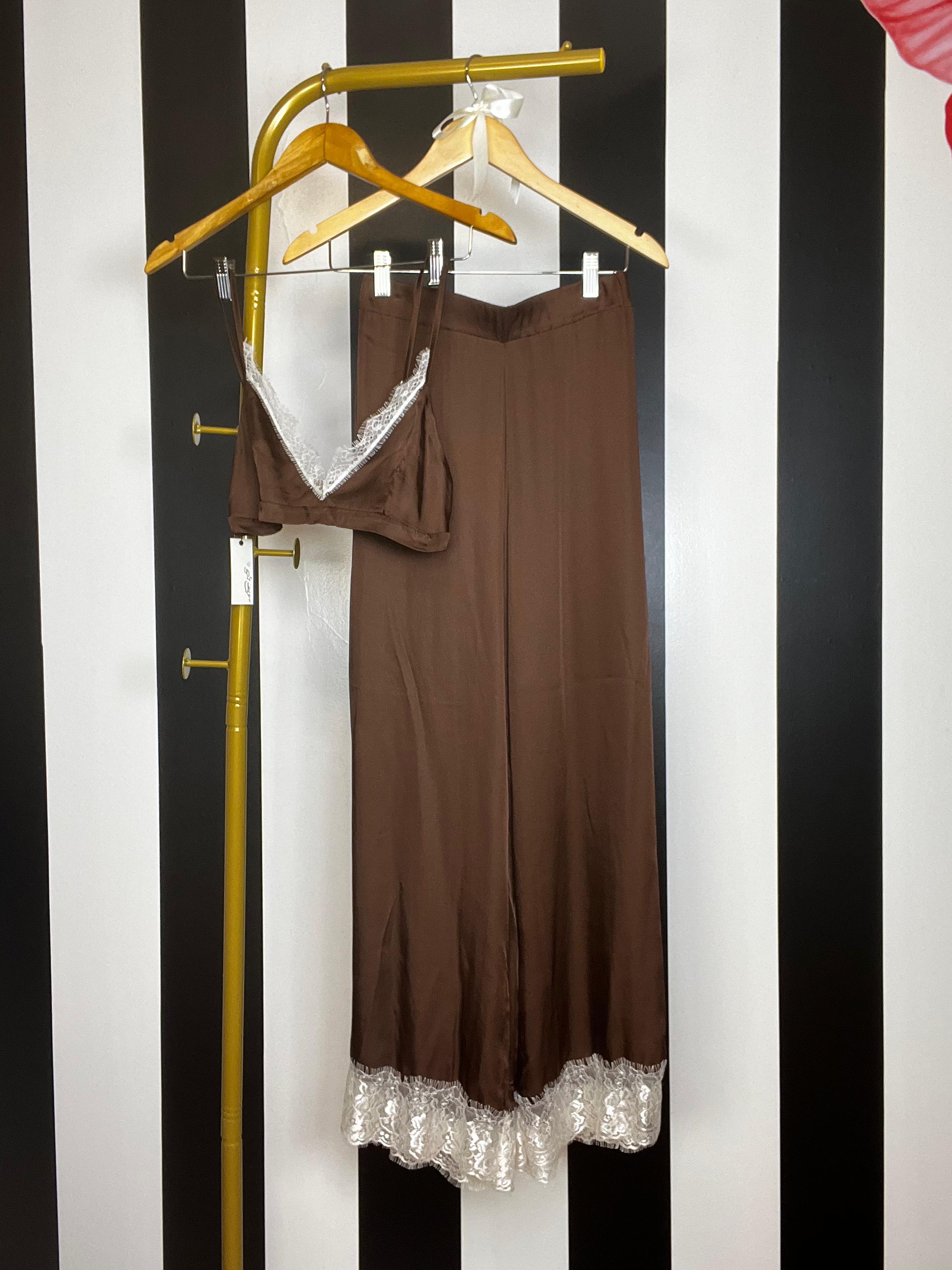 Bra & Pants Satin Set