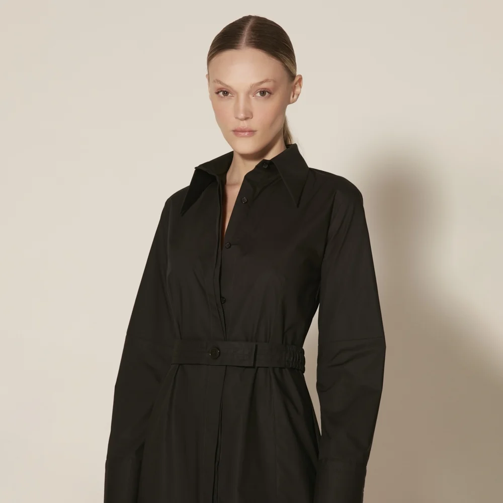 Black Shirt Dress