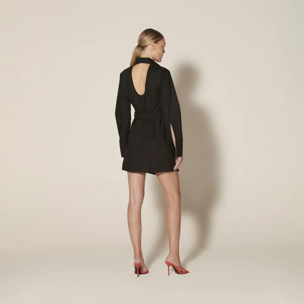 Black Shirt Dress
