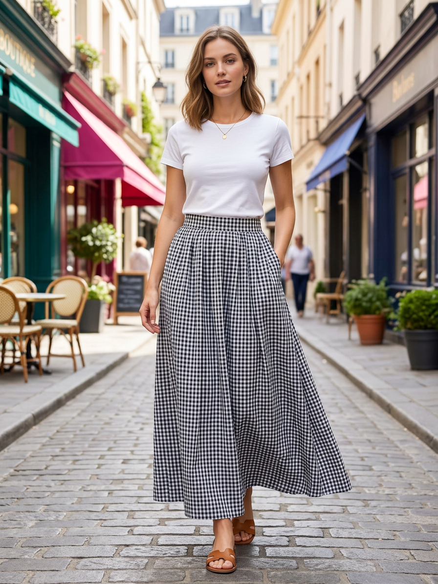 Black & White Skirt